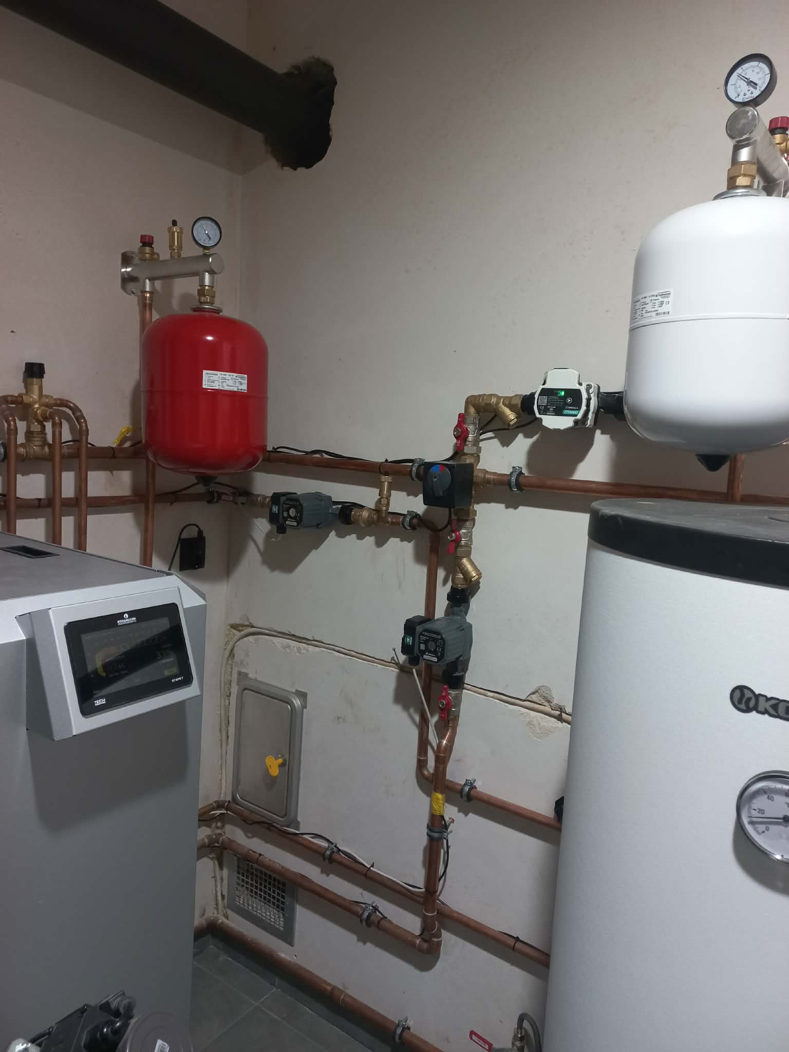 Odżelaziacz wody — elementy instalacji