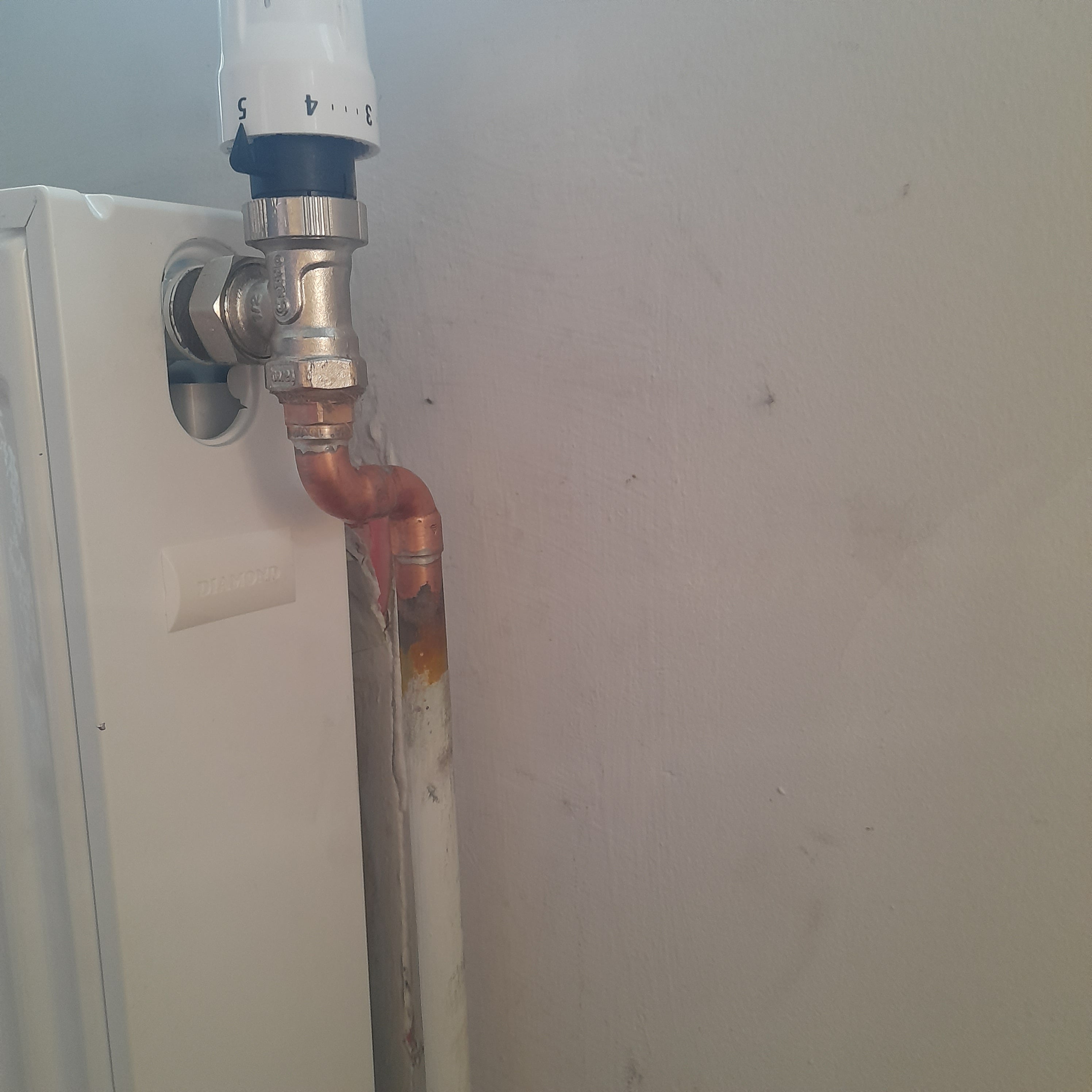 Nowy grzejnik zamontowany